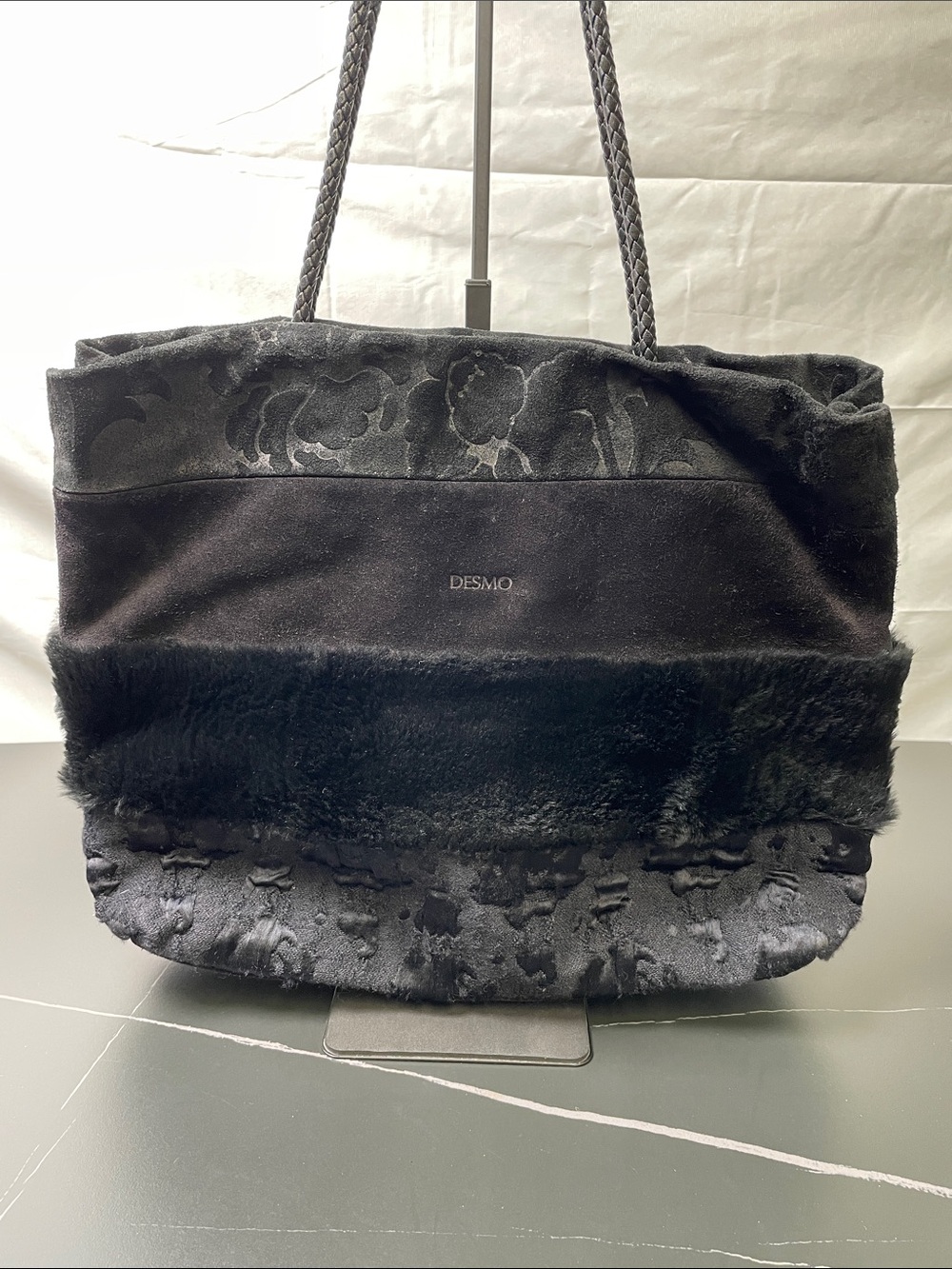 DESMO VINTAGE MULTI TEXTURED TOTE BAG FTL-10-017